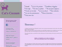 Tablet Screenshot of cats-cocoon.com
